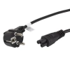 KABEL ZASILAJĄCY LAPTOP (MIKI) CEE 7/7->IEC 320 C5 1.8M VDE CZARNY LANBERG