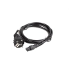 KABEL ZASILAJĄCY LAPTOP (MIKI) CEE 7/7->IEC 320 C5 1.8M VDE PROSTY CZARNY LANBERG-100860
