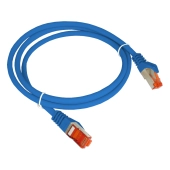 Patchcord RJ45 S/FTP kat.6A LSOH 5m niebieski ALANTEC