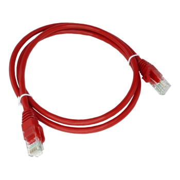 Patchcord RJ45 UTP kat.6 PVC 3m czerwony ALANTEC