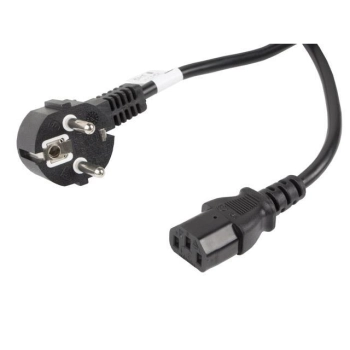 KABEL ZASILAJĄCY CEE 7/7->IEC 320 C13 10M VDE CZARNY LANBERG