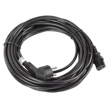 KABEL ZASILAJĄCY CEE 7/7->IEC 320 C13 10M VDE CZARNY LANBERG-100815