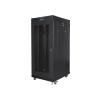 Szafa Rack 19" 27U 600x800  Drzwi Perforowane Termostat Stojąca LANBERG FF01-6827-23BL