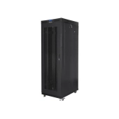 Szafa Rack 19" 42U 800x1000  Drzwi Perforowane Termostat Stojąca LANBERG FF01-8042-23BL