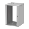 Szafka wisząca 19 cali Z-CUBE 18U 600x450 szara ZPAS