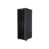 Szafa Rack 19" 37U 600x800  Drzwi Szklane Termostat Stojąca LANBERG FF01-6837-12BL