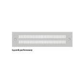 Łącznik narożników cokołu perforowany 250mm ZPAS
