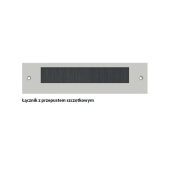 Łącznik narożników cokołu z przepustem Szczotkowym 800mm ZPAS