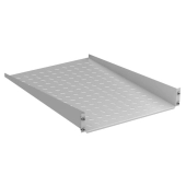 Półka stała 450 mm mocowana na 2 belkach - szara ZPAS