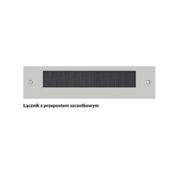 Łącznik narożników cokołu z przepustem szczotkowym 350mm ZPAS
