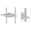 Półka ruchoma 455 mm mocowana na 2 belkach - szara ZPAS-104006