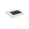 Zaślepka z przepustem szczotkowym typu A (do otworu 380x380 mm) - szara ZPAS-104233