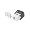 MODUŁ KEYSTONE GNIAZDO BEZNARZĘDZIOWY RJ45->LSA KAT.5E UTP 180° LANBERG