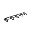 ORGANIZER KABLI 19" 1U Z 5 UCHWYTAMI TYP B CZARNY LANBERG AK-1205-B