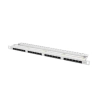 PATCH PANEL 24 PORT 0.5U 19" KAT.6 UTP SZARY LANBERG