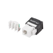 MODUŁ KEYSTONE GNIAZDO BEZNARZĘDZIOWY RJ45->LSA KAT.6 UTP 180° LANBERG