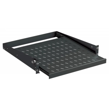 Półka ruchoma 455 mm mocowana na 2 belkach - czarna ZPAS