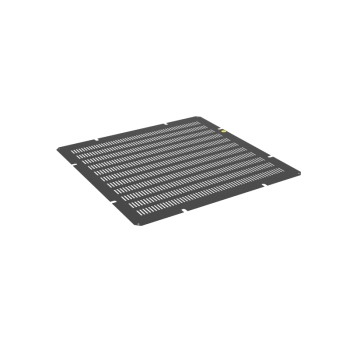 Zaślepka z perforacją typu A (do otworu 380x380 mm) - czarna ZPAS-104221