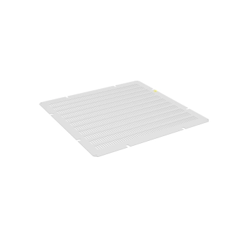Zaślepka z perforacją typu A (do otworu 380x380 mm) - szara ZPAS-104224
