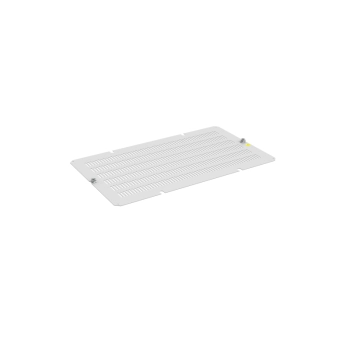 Zaślepka z perforacją typu B (do otworu 380x210 mm) - szara ZPAS