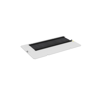 Zaślepka z przepustem szczotkowym typu B (do otworu 380x210 mm) - szara ZPAS-104238