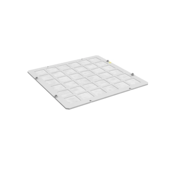 Zaślepka z włókniną typu A (do otworu 380x380 mm) - szara ZPAS-104244