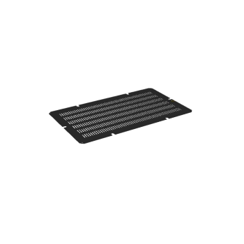 Zaślepka z perforacją typu B (do otworu 380x210 mm) - czarna ZPAS-104305