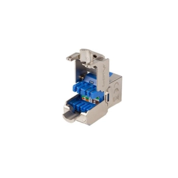 MODUŁ KEYSTONE GNIAZDO BEZNARZĘDZIOWY RJ45 KAT.6A FTP LANBERG-104678