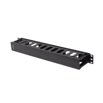 ORGANIZER KABLI 19" 1U PLASTIKOWY Z ZAŚLEPKĄ TYP A CZARNY LANBERG