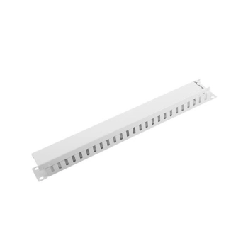 Organizer kabli 19" 1U z zaślepką szary