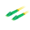 PATCHCORD ŚWIATŁOWODOWY SM LC/APC-LC/APC DUPLEX 3.0MM LSZH G657A1 5M ŻÓŁTY LANBERG