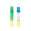 PATCHCORD ŚWIATŁOWODOWY SM LC/APC-LC/UPC DUPLEX 3.0MM LSZH G657A1 2M ŻÓŁTY LANBERG-105501