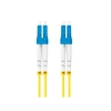 PATCHCORD ŚWIATŁOWODOWY SM LC/UPC-LC/UPC DUPLEX 3.0MM LSZH G657A1 1M ŻÓŁTY LANBERG-105511