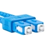 PATCHCORD ŚWIATŁOWODOWY SM SC/UPC-SC/UPC DUPLEX 3.0MM LSZH G657A1 5M ŻÓŁTY LANBERG-105743