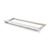 PATCH PANEL PUSTY 24 PORT 1U 19" FTP DO MODUŁÓW KEYSTONE SZARY LANBERG