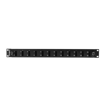 PRZEŁĄCZNICA ŚWIATŁOWODOWA LANBERG 12XSC DUPLEX / 12XLC QUAD RACK 19