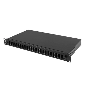 PRZEŁĄCZNICA ŚWIATŁOWODOWA LANBERG 24XSC DUPLEX / 24XLC QUAD RACK 19
