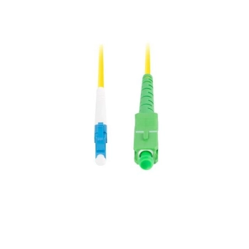 PATCHCORD ŚWIATŁOWODOWY SM LC/UPC-SC/APC SIMPLEX 3.0MM LSZH G657A1 2M ŻÓŁTY LANBERG-105562