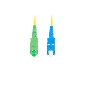 PATCHCORD ŚWIATŁOWODOWY SM SC/APC-SC/UPC SIMPLEX 3.0MM LSZH G657A1 2M ŻÓŁTY LANBERG-105703