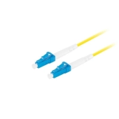 PATCHCORD ŚWIATŁOWODOWY SM LC/UPC-LC/UPC SIMPLEX 3.0MM LSZH G657A1 5M ŻÓŁTY LANBERG