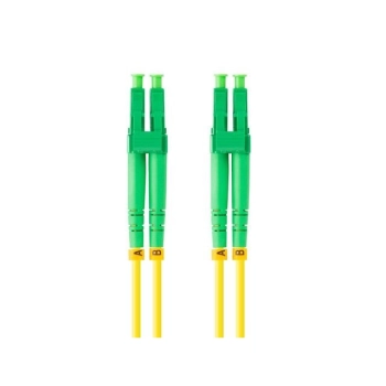 PATCHCORD ŚWIATŁOWODOWY SM LC/APC-LC/APC DUPLEX 3.0MM LSZH G657A1 5M ŻÓŁTY LANBERG-108541