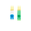 PATCHCORD ŚWIATŁOWODOWY SM LC/APC-LC/UPC DUPLEX 3.0MM LSZH G657A1 2M ŻÓŁTY LANBERG-109586