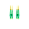 PATCHCORD ŚWIATŁOWODOWY SM LC/APC-LC/APC DUPLEX 3.0MM LSZH G657A1 3M ŻÓŁTY LANBERG-109784