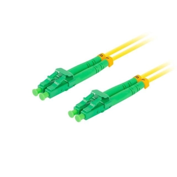 PATCHCORD ŚWIATŁOWODOWY SM LC/APC-LC/APC DUPLEX 3.0MM LSZH G657A1 3M ŻÓŁTY LANBERG