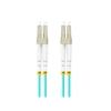 PATCHCORD ŚWIATŁOWODOWY MM LC/UPC-LC/UPC DUPLEX 3.0MM OM3 50/125 LSZH 5M AQUA LANBERG-110816