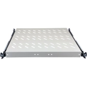 Półka wysuwana 19" 1U głęb. 570mm, kolor szary, 4 punkty mocowania ALANTEC
