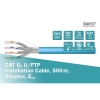 Kabel instalacyjny DIGITUS kat.6A, U/FTP, B2ca, AWG 23/1, LSOH, 500m, niebieski, szpula-120481