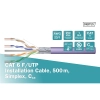 Kabel instalacyjny DIGITUS kat.6, F/UTP, B2ca, AWG 23/1, LSOH, 500m, fioletowy, szpula-120492
