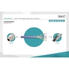 Kabel instalacyjny DIGITUS kat.6, F/UTP, B2ca, AWG 23/1, LSOH, 500m, fioletowy, szpula-120493