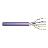 Kabel instalacyjny DIGITUS kat.6, U/UTP, Eca, AWG 23/1, LSOH, 305m, fioletowy, karton
